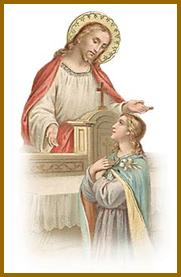 [Visita a Jess Sacramentado. Estampa religiosa antigua]