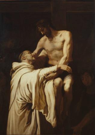 el abrzo de Cristo a San Bernardo